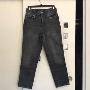 BDG Black Slim Straight Jeans